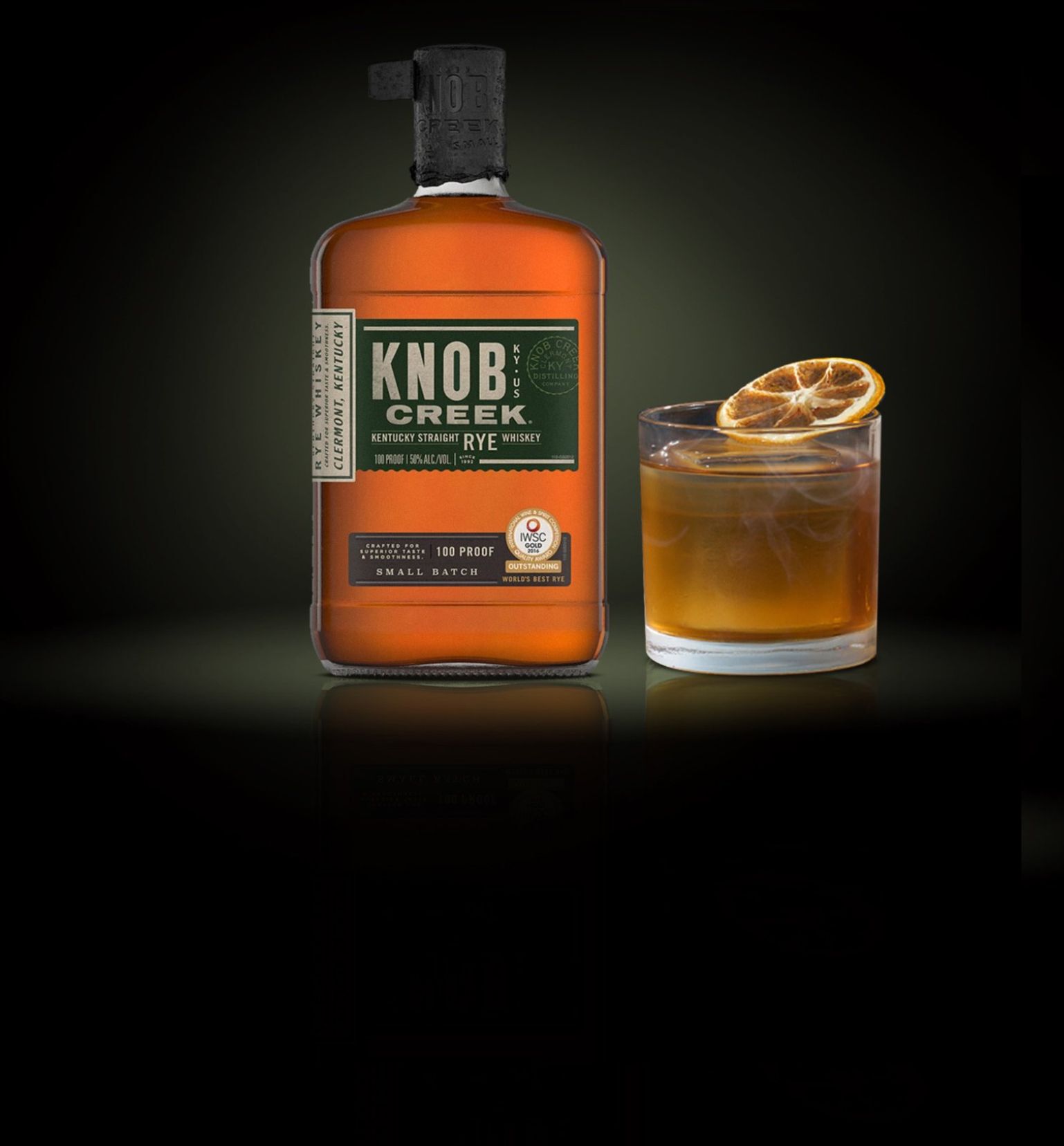 The Knob Creek Smoked Rye Old Fashioned Cocktail